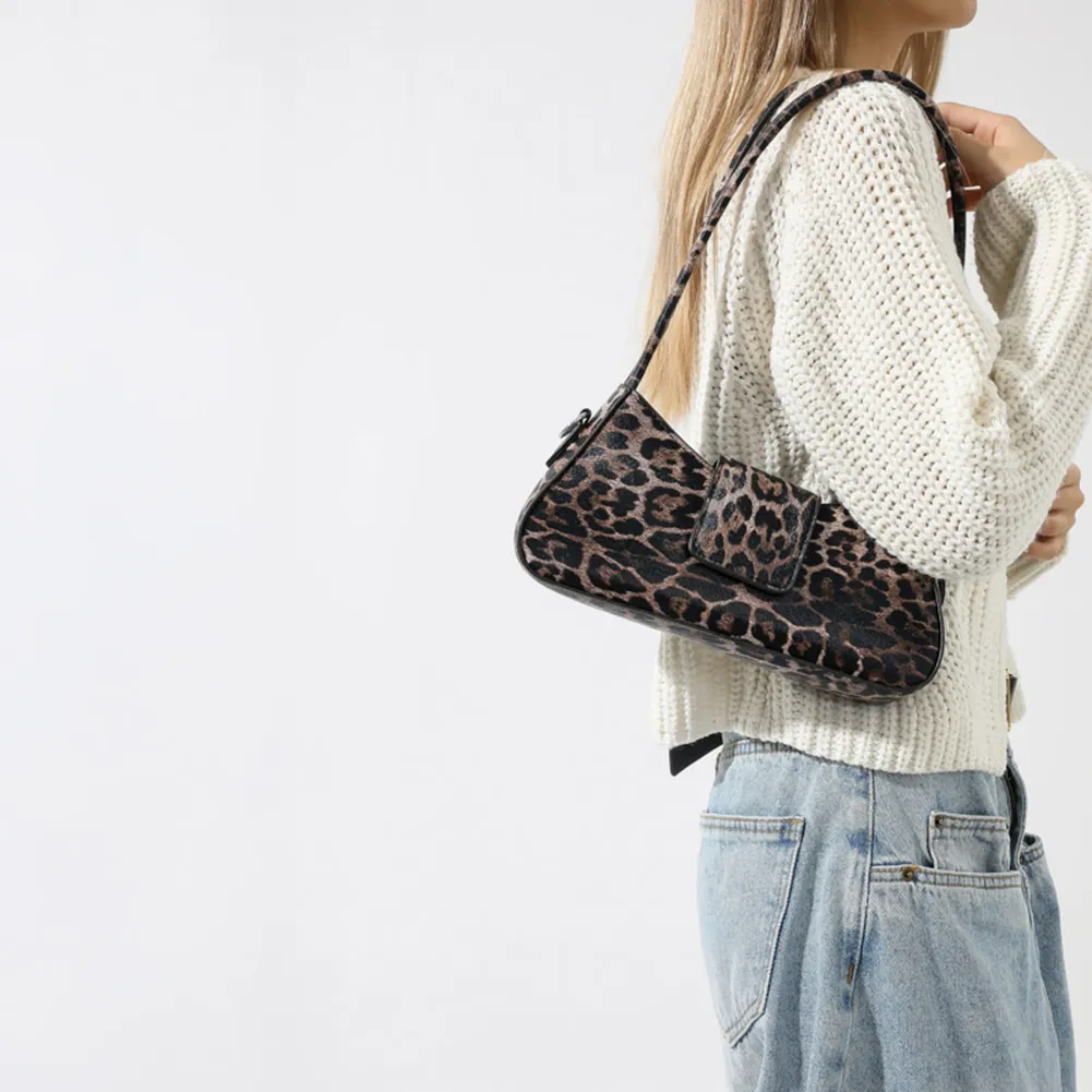 Frauen Mode Sexy Leopard Design Satchel Tote Handtasche Unterarm Frau Party Kupplung Geldbörse Schulter Abendessen Tasche_voghion.com