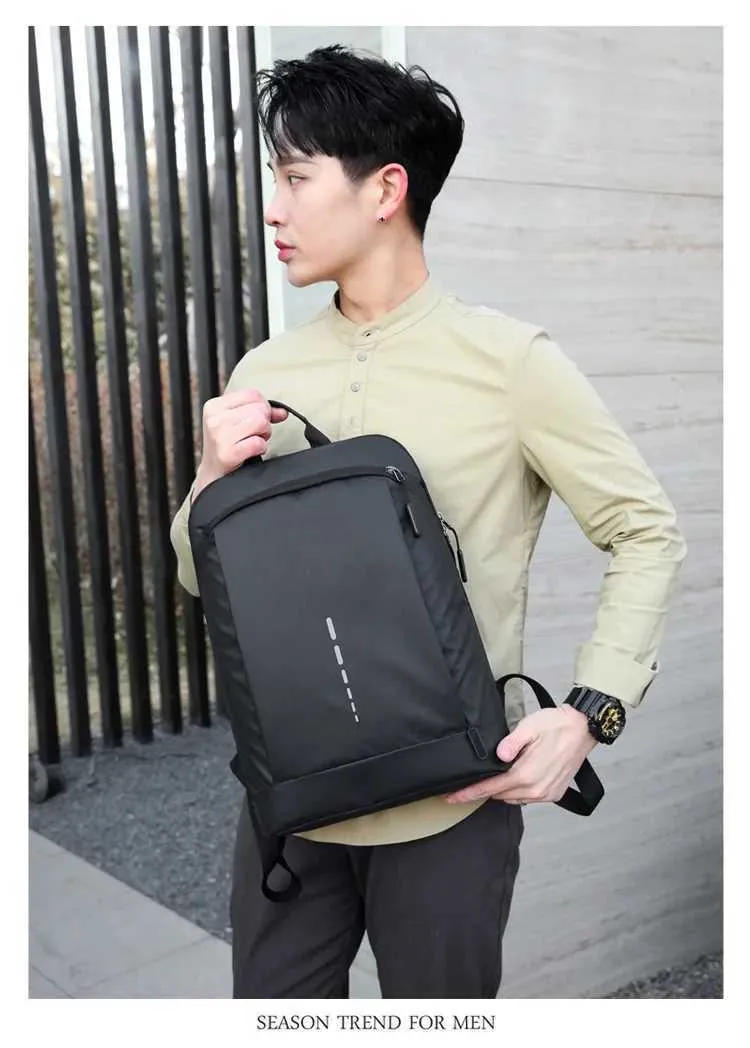 Sac à dos ultra léger et imperméable pour homme, sac à dos élégant pour ordinateur portable 15,6 pouces C241011C241011_voghion.com