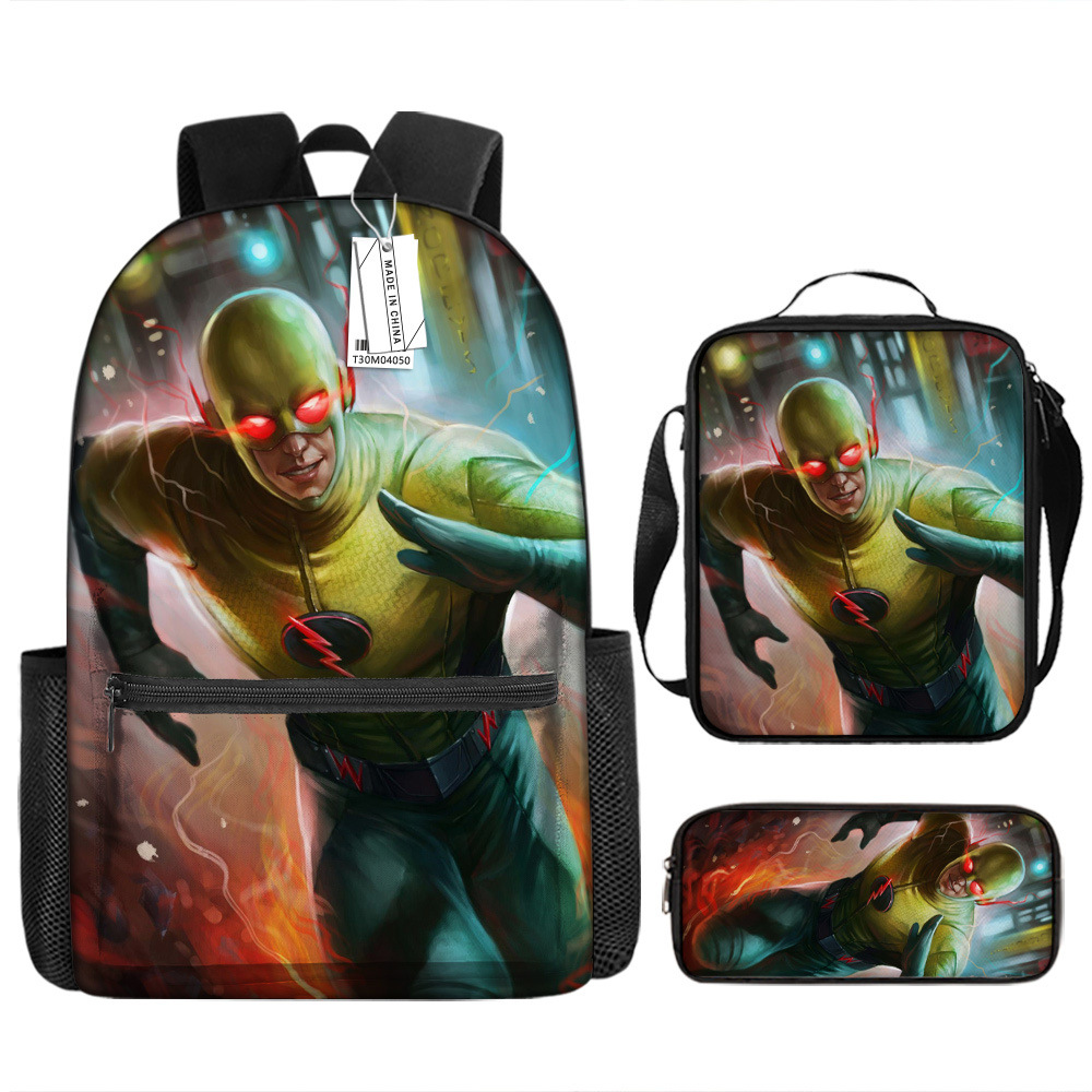 Hero Kids Backpack Large Capacity School Bag Unisex_voghion.com