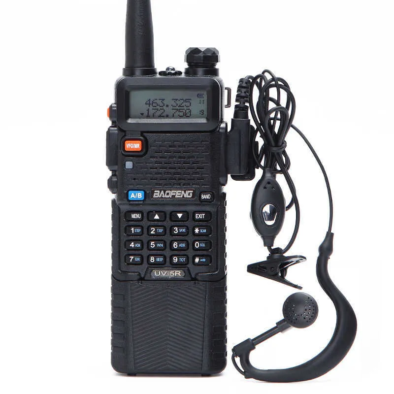 Lepsza jakość 1 lub 2 szt. Baofeng BF-UV5R Radio amatorskie przenośne krótkofalówki Pofung UV-5R 5W VHF/UHF dwuzakresowe dwukierunkowe UV 5r CB 210817_voghion.com