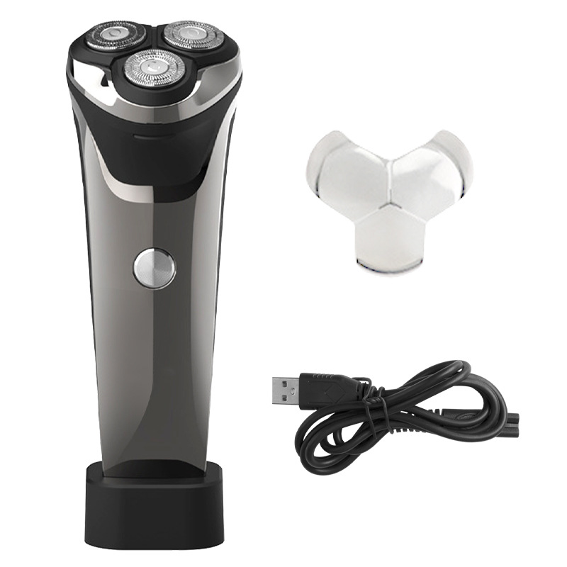Rasoir électrique portable pour barbe pour hommes, lame flottante lavée à l'eau pour tout le corps, aspiration magnétique, meilleure vente transfrontalière_voghion.com