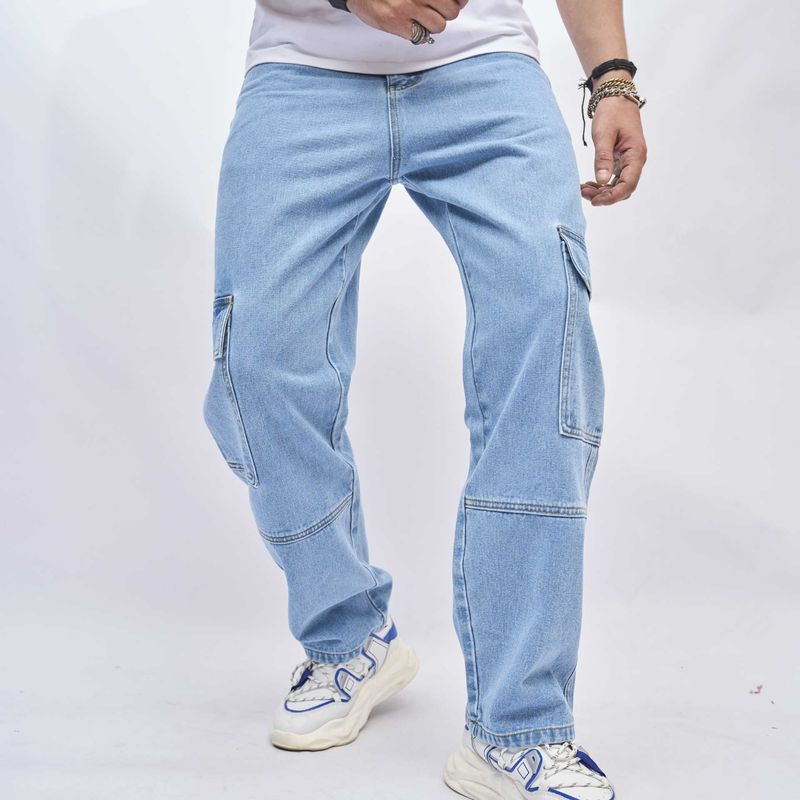 Americká, trendová, lockere Hose für Herren, High-Street-Hose s weitem Bein_voghion.com
