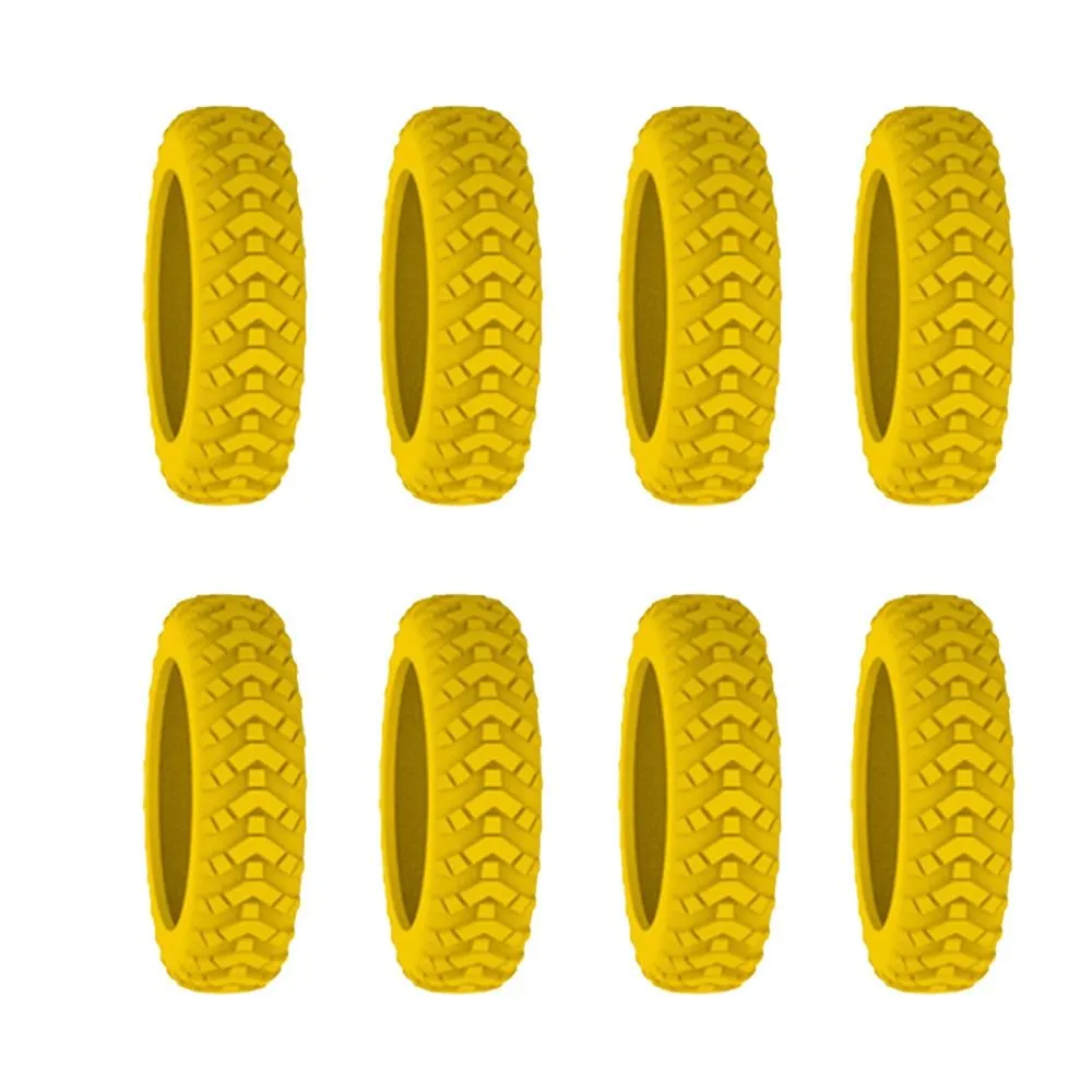 8PCS Suitcase Wheels Silicone Protection Travel Lage Caster With Silent Sound Reduce Noise Trolley Casters Cover_voghion.com