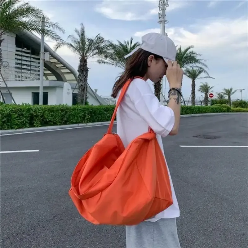 Borsa a mano in tela impermeabile di alta qualità, casual, da donna, grande capacità, a tracolla, alla moda, 2024 240723_voghion.com
