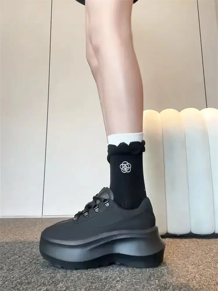 Comfortable Platform Dad Trainers For Women With Thick Sole_voghion.com