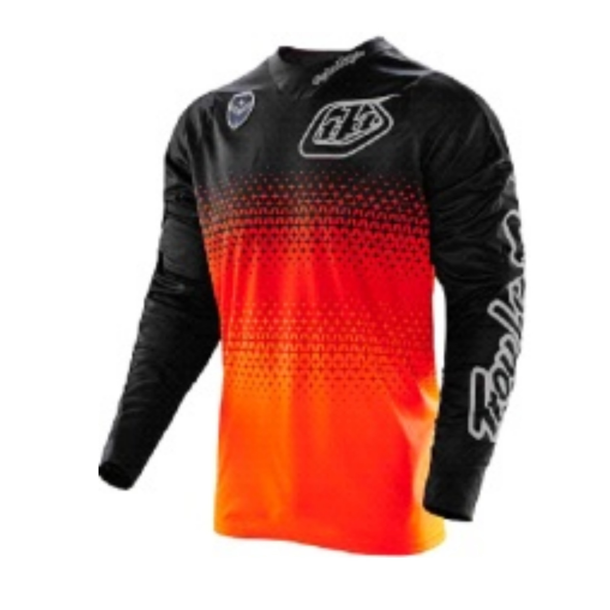 Heren retro off-road motorkleding met lange mouwen, ademend en snel drogend, mountainbike-motorkleding met snelheidsreductie, T-shirt_voghion.com