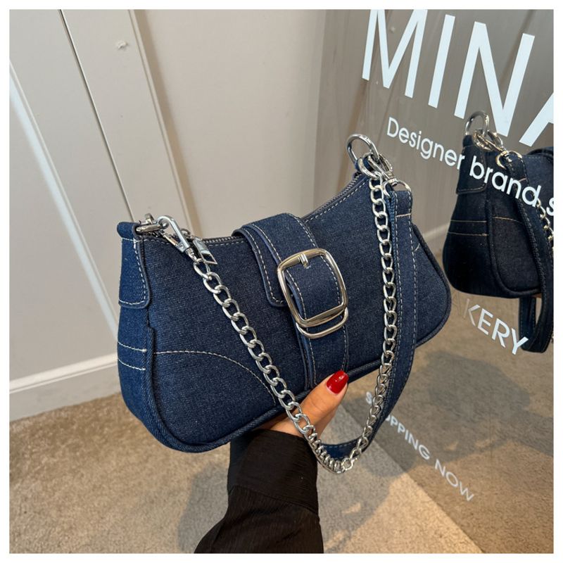 Bolsa de ombro elegante em lona para mulher mala moderna_voghion.com