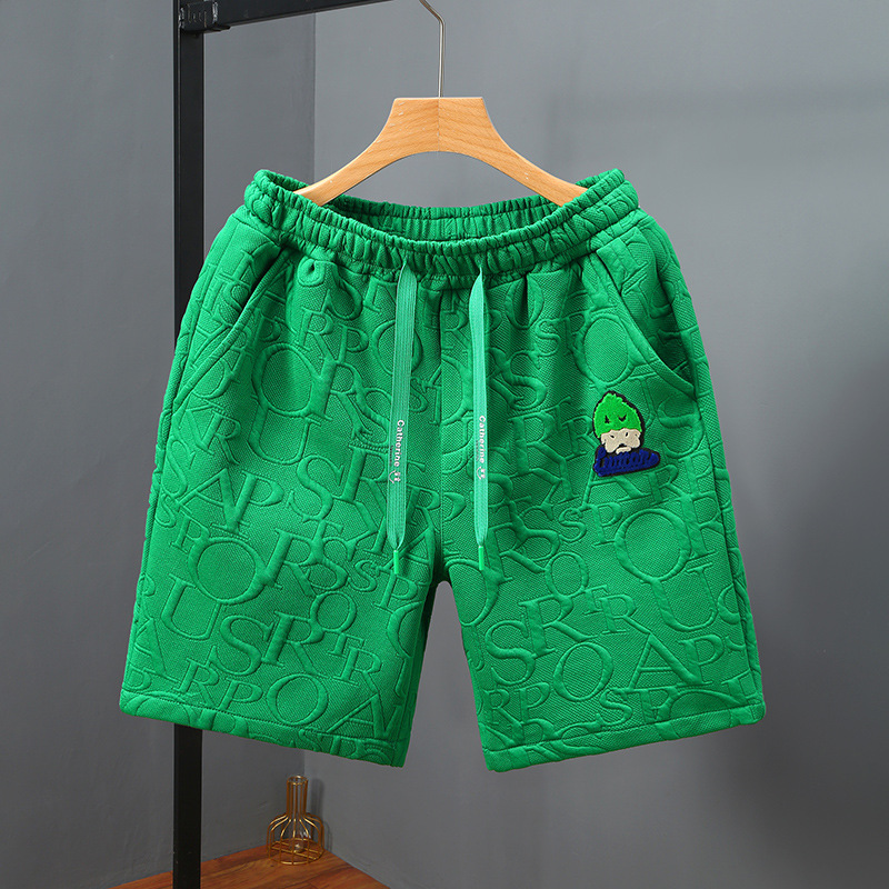 Shorts Herren Waffel Casual Vielseitige Capris, Neuer Trend, Lockere Sommer-Strandhose für Draußen_voghion.com