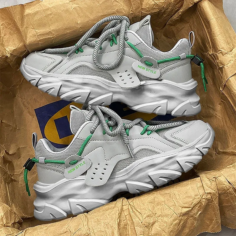 Chaussures de running de créateur neuves, livraison gratuite, style vintage, sport, massage d'extérieur, noires, pour homme_voghion.com