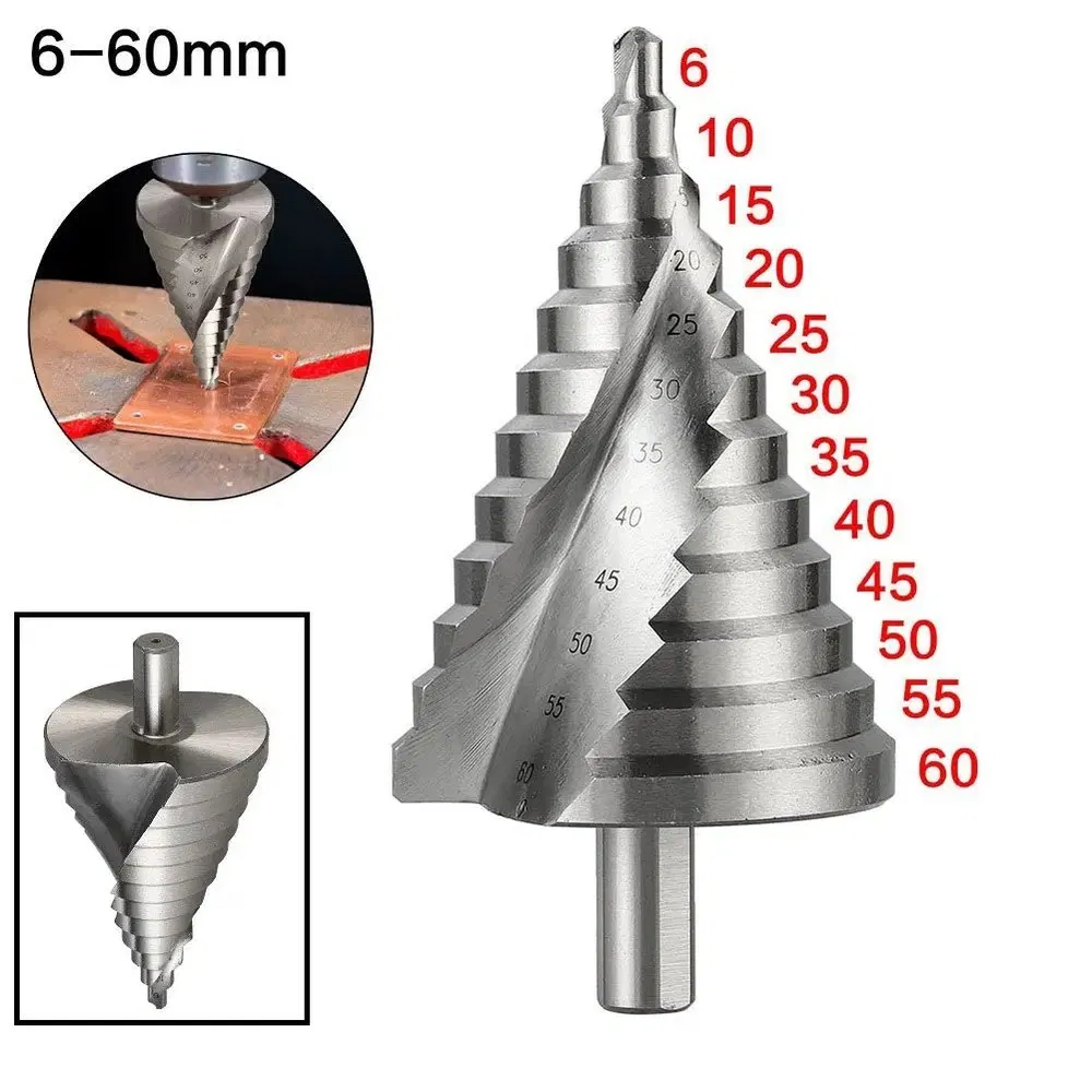 6-60 Mm HSS Titanium Milling Cutter Countersink Step Drill Cone Drill Peel Drill Cone Drill_voghion.com