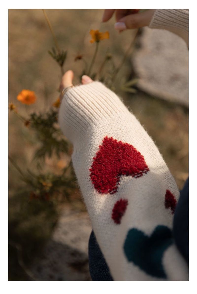 Love soft sticky sweater women in autumn winter, loose and versatile for short knit top, stylish new style_voghion.com