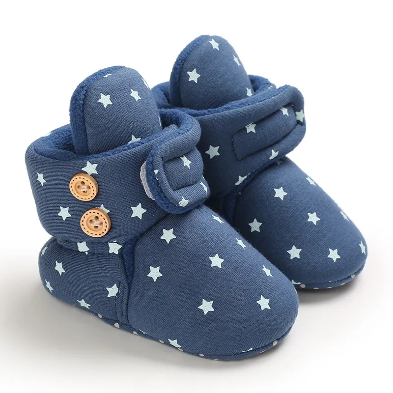 Newborn Baby Socks Boy Girl Enfant Toddler First Walkers Booties Cotton Comfort Soft Anti-slip Warm Littlesprouts Infant_voghion.com