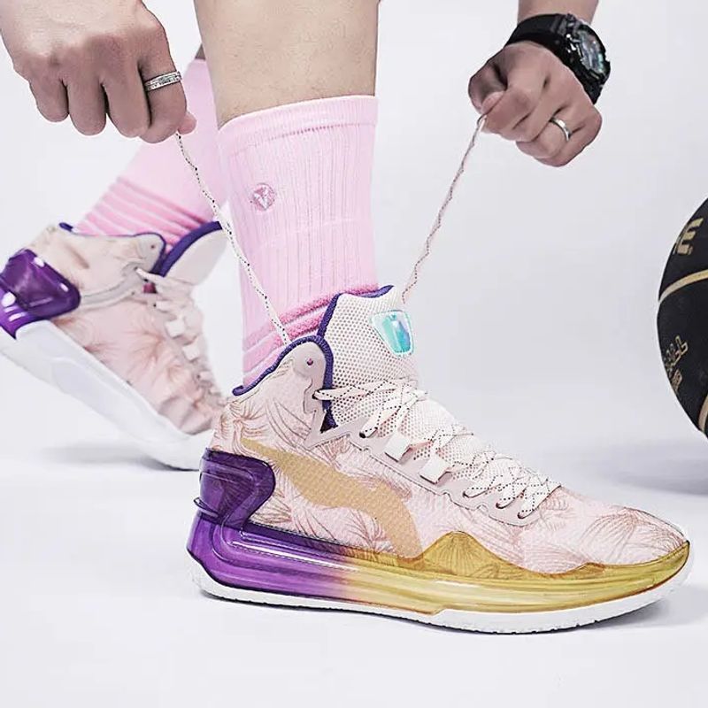 Hoch geschnittene, hochwertige, lässige Sport-Basketballschuhe_voghion.com