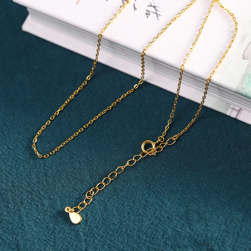 Chaînes SA SIERAGE Chaîne assortie S Sterling Sier Bijoux Accessoire Mode Exquis O Collier Colliers Clavicule Sauvage_voghion.com