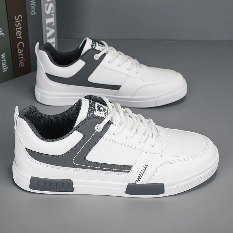 Men New Canvas Breathable White Male Trend Versatile Cloth Flat Bottom Casual Board Shoes Grey Free shipping_voghion.com
