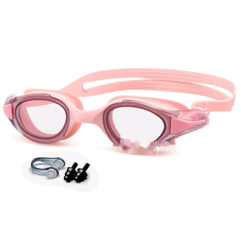 2024 New Waterproof Anti Fog High-definition Small Frame Male And Female Professional Racing Swimming Goggles With Nose_voghion.com