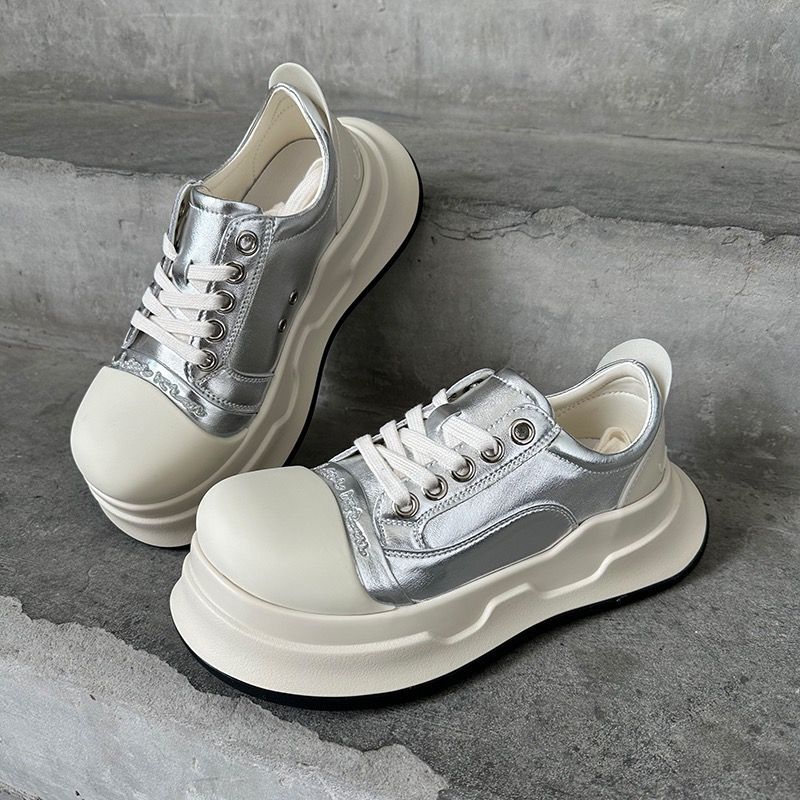 Daha Fazla ve Daha Şık Big Head 2024 yeni echte Leder Denim ürünleri Günlük Sporlar için Sohle Schuhe_voghion.com