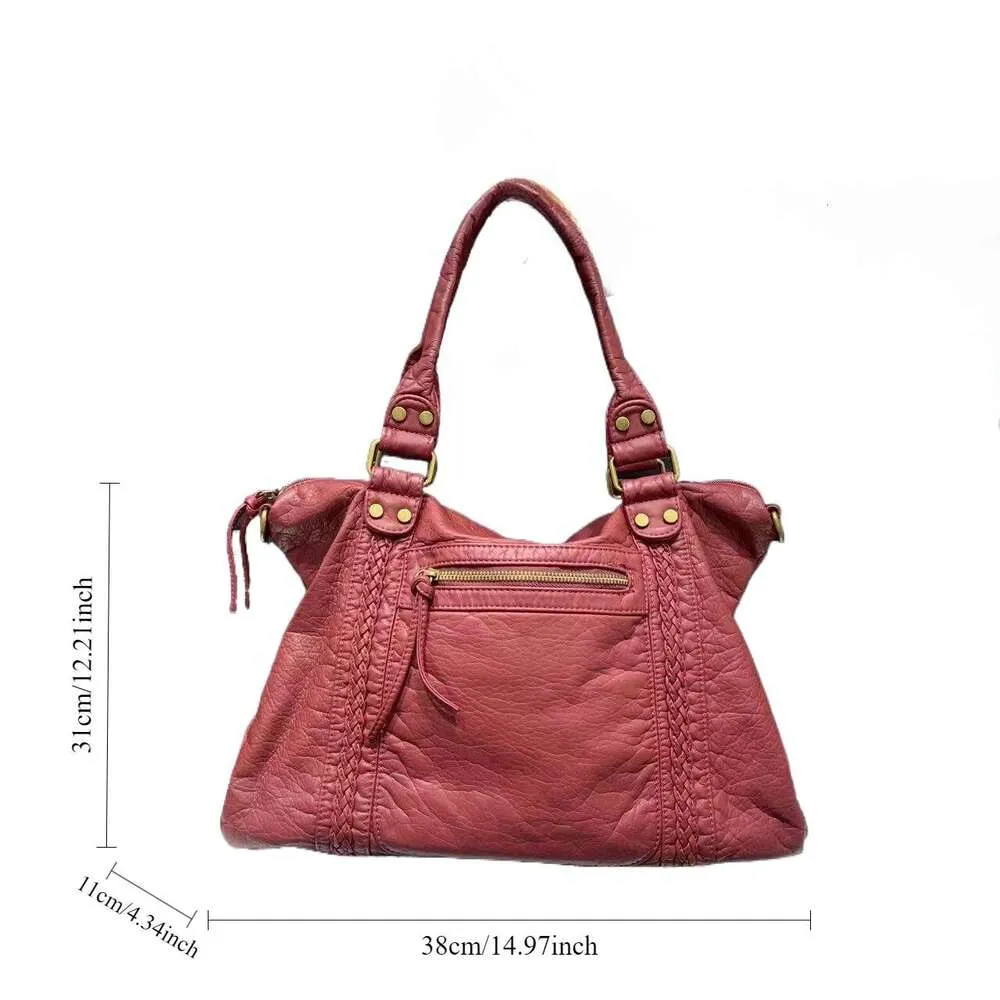 Women's Vintage Shoulder Crossbody Bag, High Capacity Street Style_voghion.com