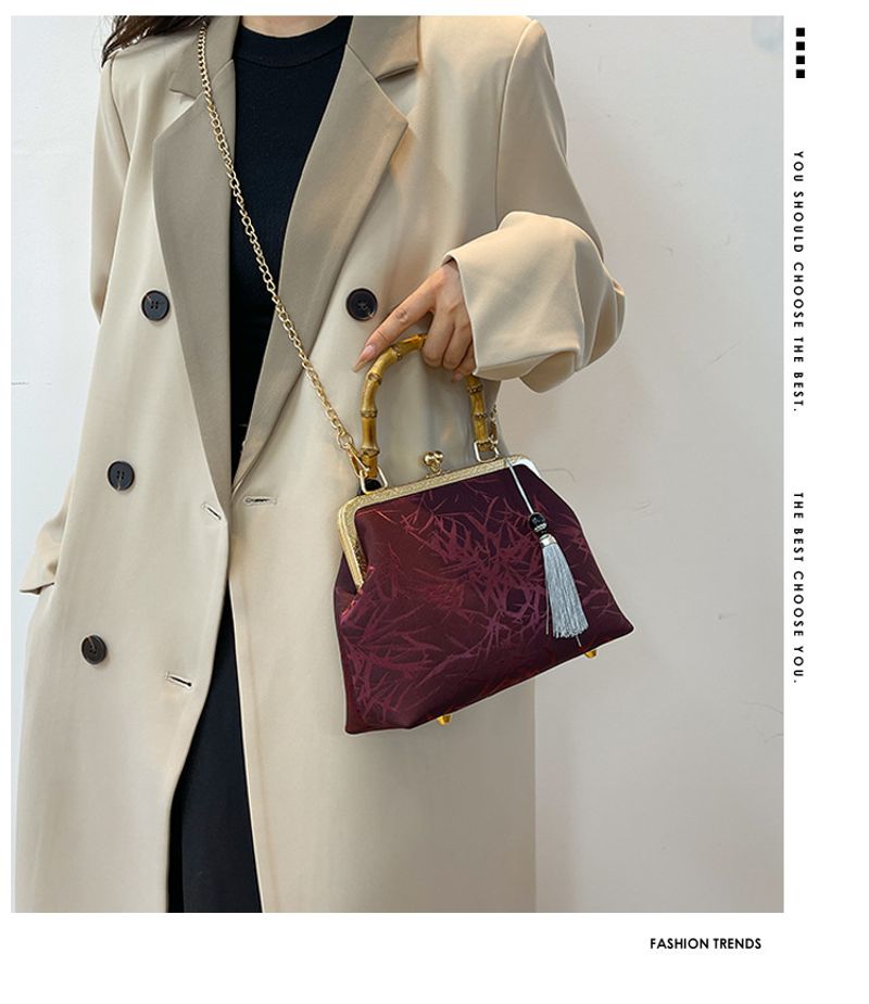 Borsa a tracolla da donna con manico in bambù, regalo in oro cheongsam, borsa da donna cinese in stile antico_voghion.com