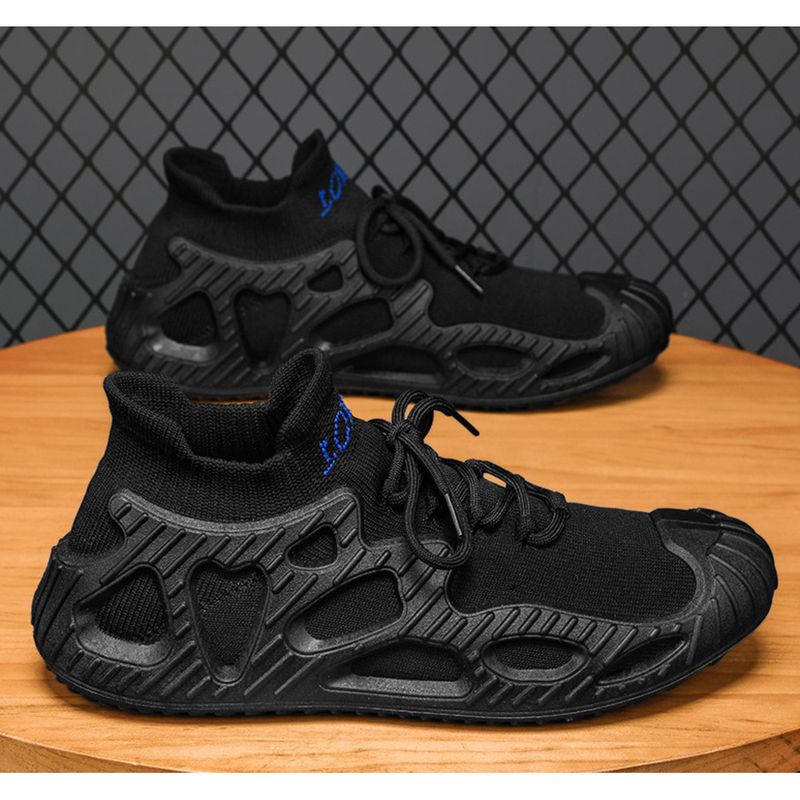 One Step Wandern und Bergsteigen, Full Wear Flyknit Obermaterial, atmungsaktive Sportschuhe_voghion.com