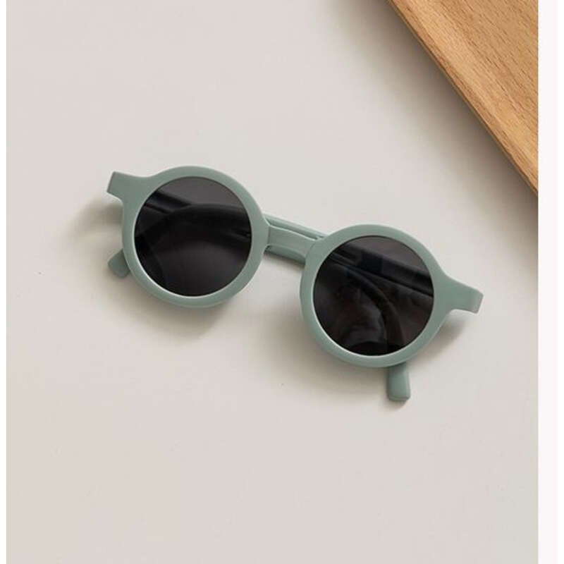 Silicone Boys And Girls Eye UV Protection Children's Baby Polarized Sunglasses_voghion.com