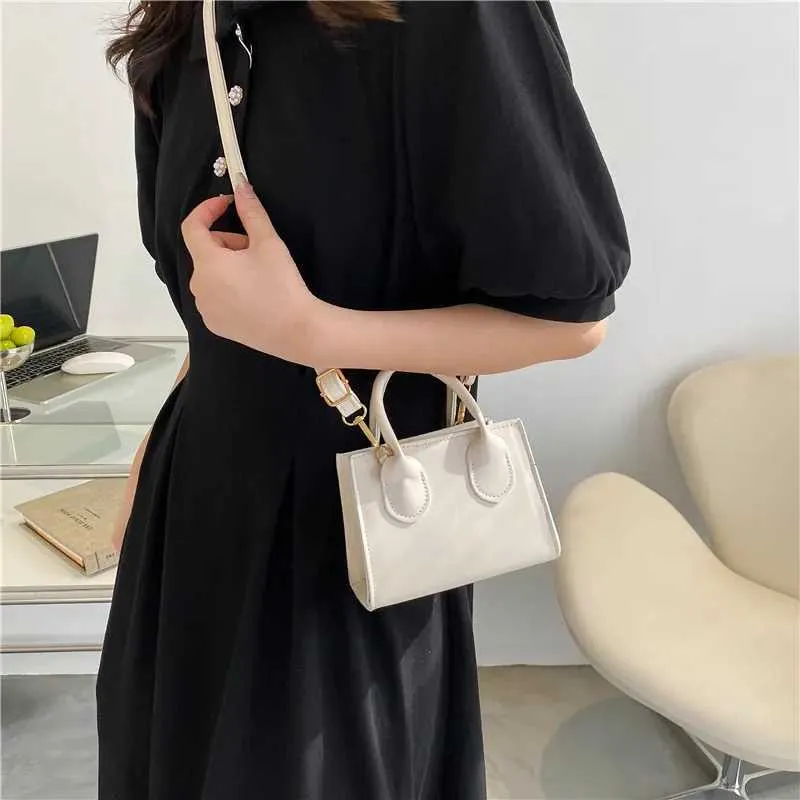 Geantă de umăr Gusure Mini Square pentru femei, tip crossbody, din piele PU, tip messenger, de designer_voghion.com