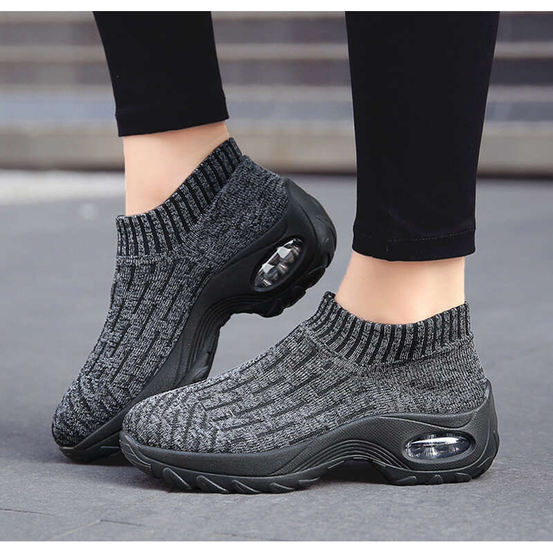 Nya strumpor, luftdämpade sulor, förhöjd dammesh-yta, andningsbar mamma-utomhusmode, vardagsskor, kvinnor_voghion.com