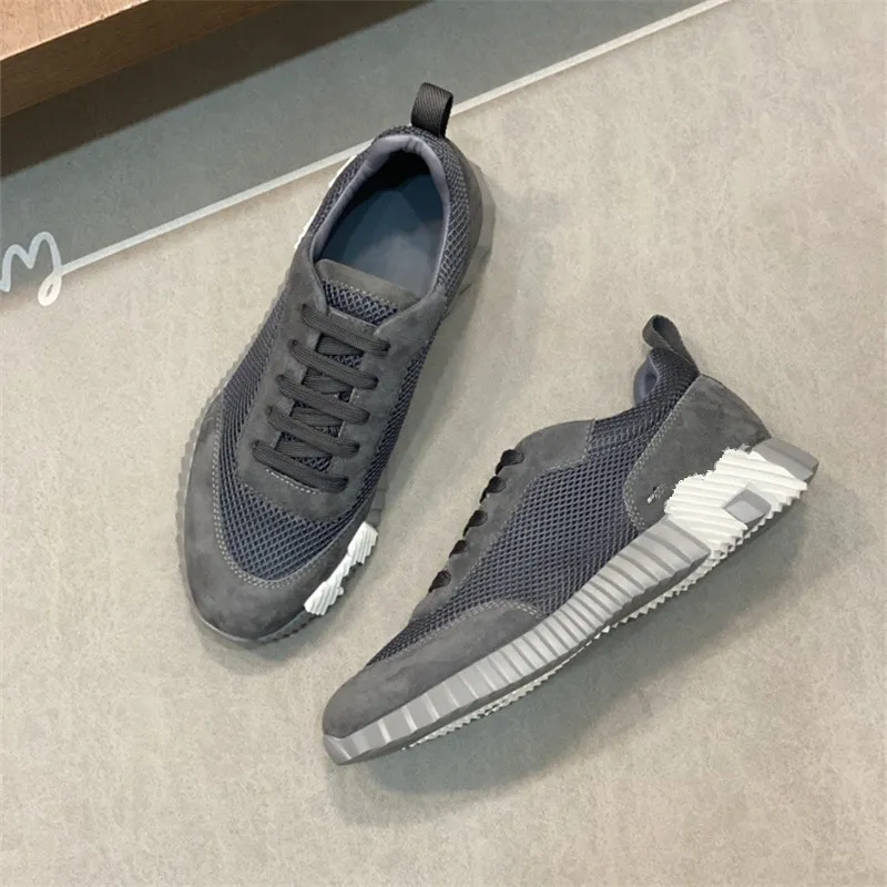 til mænd kvinder træningssko udendørs grøn sort afslappet designersneakers løbe dame herre flade joggingsko med æske_voghion.com