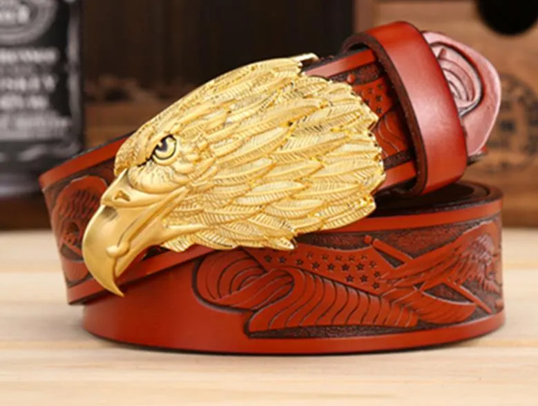 2023 Neie Rimm Groussen Designer fir Männer Koffer Eagle Buckle Männer a Fraen Tailleband Rëndleder Rimm_voghion.com