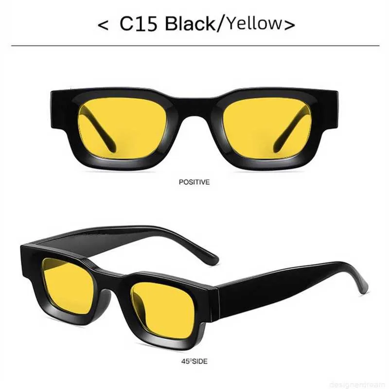 Polarised Sunglasses For Men And Women Rectangle Square Frame_voghion.com