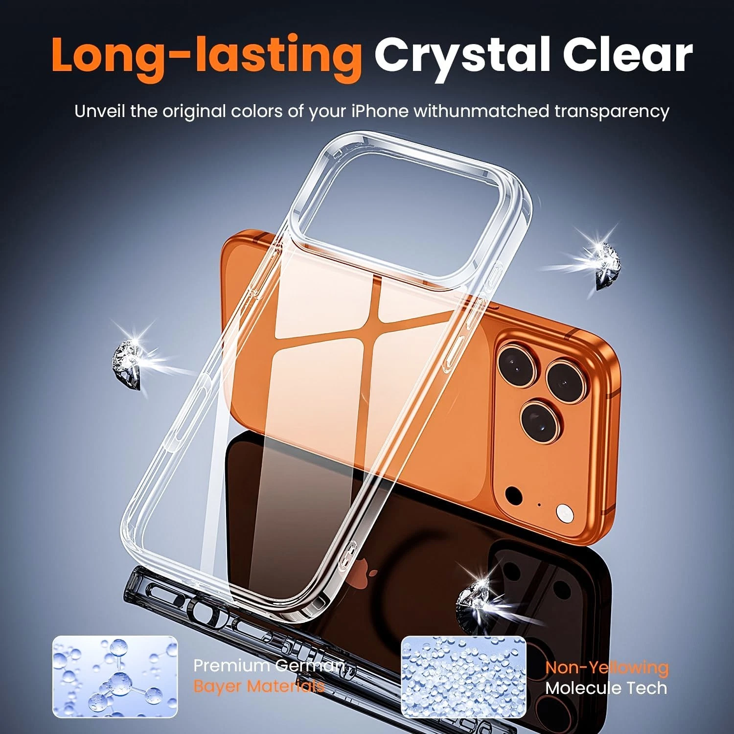 17 Air Phone Case For IPhone Pro Max Shockproof Bumper +Tempered Glass_voghion.com