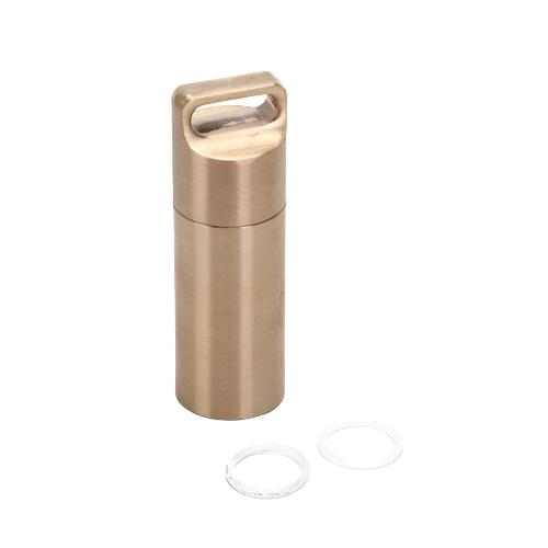Pillendosen aus Aluminiumlegierung, multifunktionale Messingdichtung, wasserdichte Kabine für Medikamentenpillen, Zigarettendosen_voghion.com