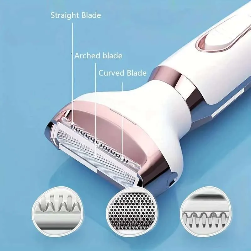 4-in-1 Women’s Shaver - Epilator, Trimmer, Razor, Cordless_voghion.com