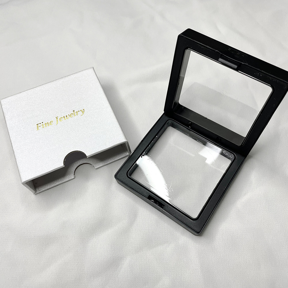Wanying Elastic Transparent Film Suspension Display Jewelry High end Packaging Gift Box_voghion.com
