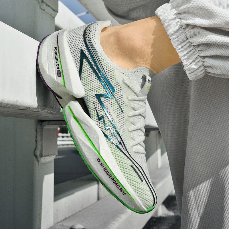 Friction sound running Men's and women's Professional marathon race resilient cushioned sports shoes_voghion.com