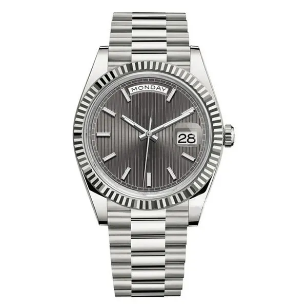 Designerskie zegarki męskie, automatyczny zegarek na rękę Day Date 36 i 41 mm, mechanizm automatyczny 2813, szkło szafirowe, stal nierdzewna, pasek prezydencki, Orologio Di Lusso_voghion.com