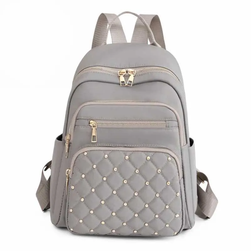 Fashion Nylon Women's Large Travel Backpack For Stylish Journeys_voghion.com
