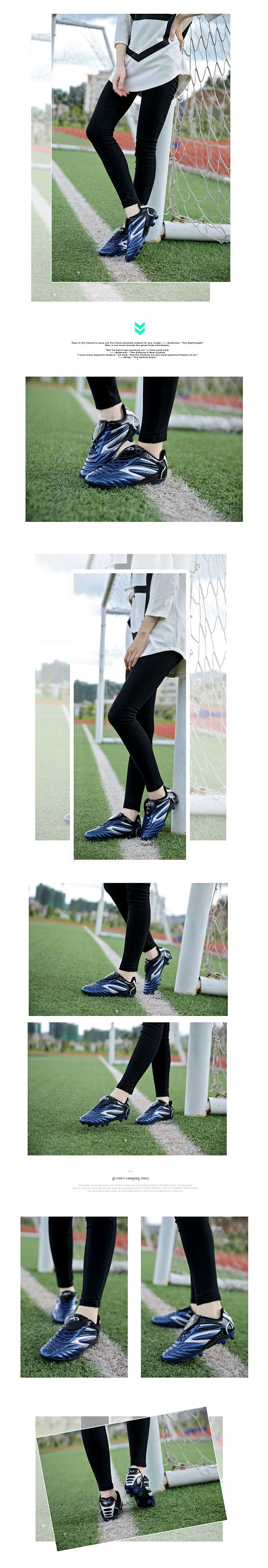 Fotbal pentru copii, băieți, respirabil, pentru școala elementară, TF, unghii lungi, gazon artificial, joc de interior și exterior_voghion.com