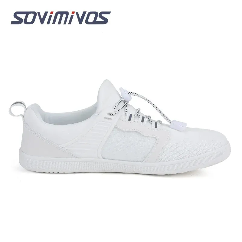 Mens Cross-Trainer Casual Sneakers Barefoot Shoes | Wide Toe Box Womens Minimalist Trail Runner Canvas Loafers 240624_voghion.com