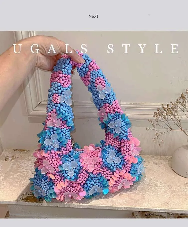 Borsa da sera con perline donna pochette a spalla per matrimonio_voghion.com