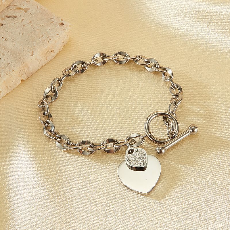 Moda ins love gioielli in acciaio inossidabile personalizzati fibbia OT bracciale in titanio di alta qualità per le donne_voghion.com