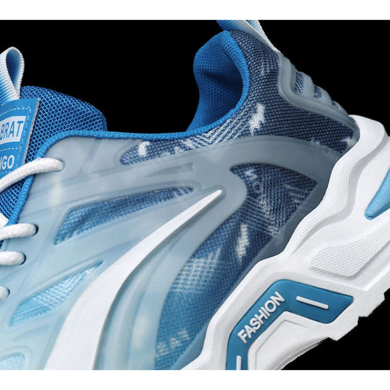 Scarpe da uomo estive nuove e traspiranti in rete, sportive, alla moda, versatili, con suola spessa, bianche, casual, da papà_voghion.com