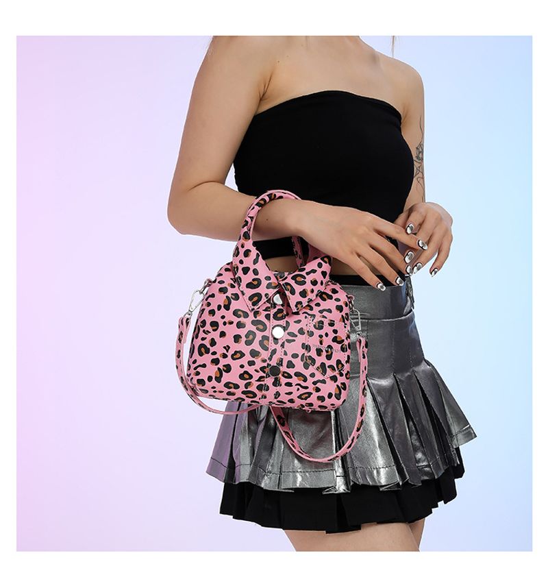 2024 neue PU trendige personalisierte täglic Leopardenmuster kleine Tasc einfac Damentasc Umhängetasc_voghion.com
