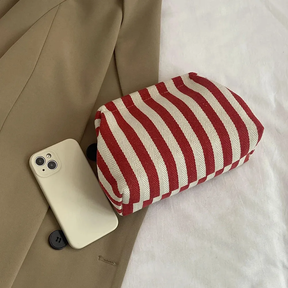 Gehäkelte Canvas-Clutch für Damen, für den Sommer, Strand, gerüschte Wolkentasche, Farbblock, Abendhandtasche für Damen, 240827_voghion.com