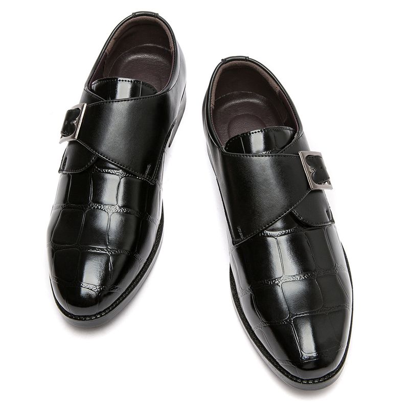 Heren Business Casual Dress Oxfords Formele Veterschoenen voor Kantoor, Feesten en Dagelijks Gebruik_voghion.com