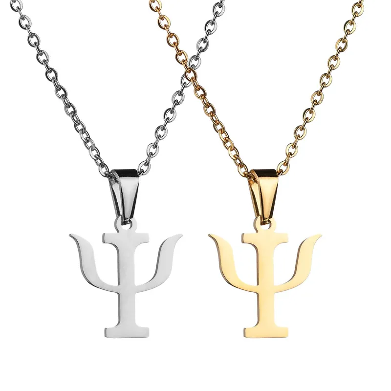 Collane con ciondolo BAECYT Balance PSI Symbol Collana in acciaio inossidabile Halloween per uomo e donna_voghion.com
