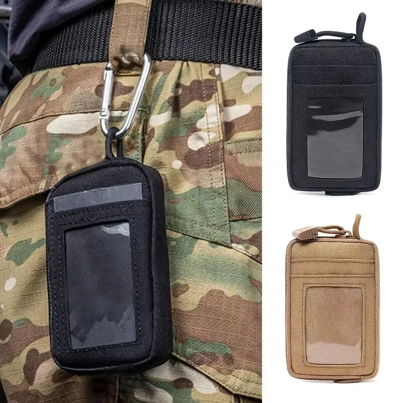 Portachiavi tattico, mini marsupio militare, borsa da tasca EDC, portamonete, porta carte d'identità, portachiavi per auto, marsupio._voghion.com