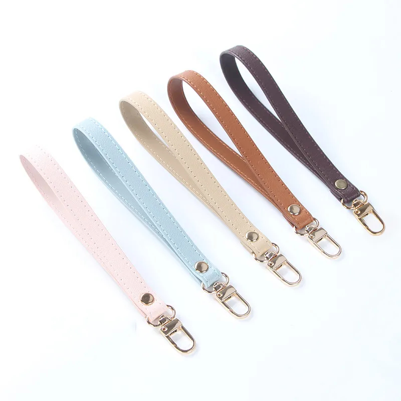 Neue Clutch-Handgelenk-Griffe aus 1,2 cm breitem PU-Leder für Damen, Geldbörsengriff, Ersatzgürtel, Taschenzubehör_voghion.com