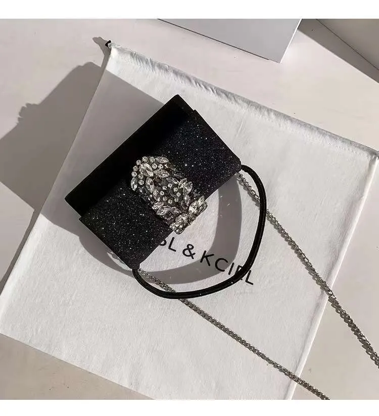 Borsa a mano quadrata glitterata da donna alla moda, in cristallo lucido, da sera, per matrimonio, festa, pochette, borsa a tracolla da donna_voghion.com