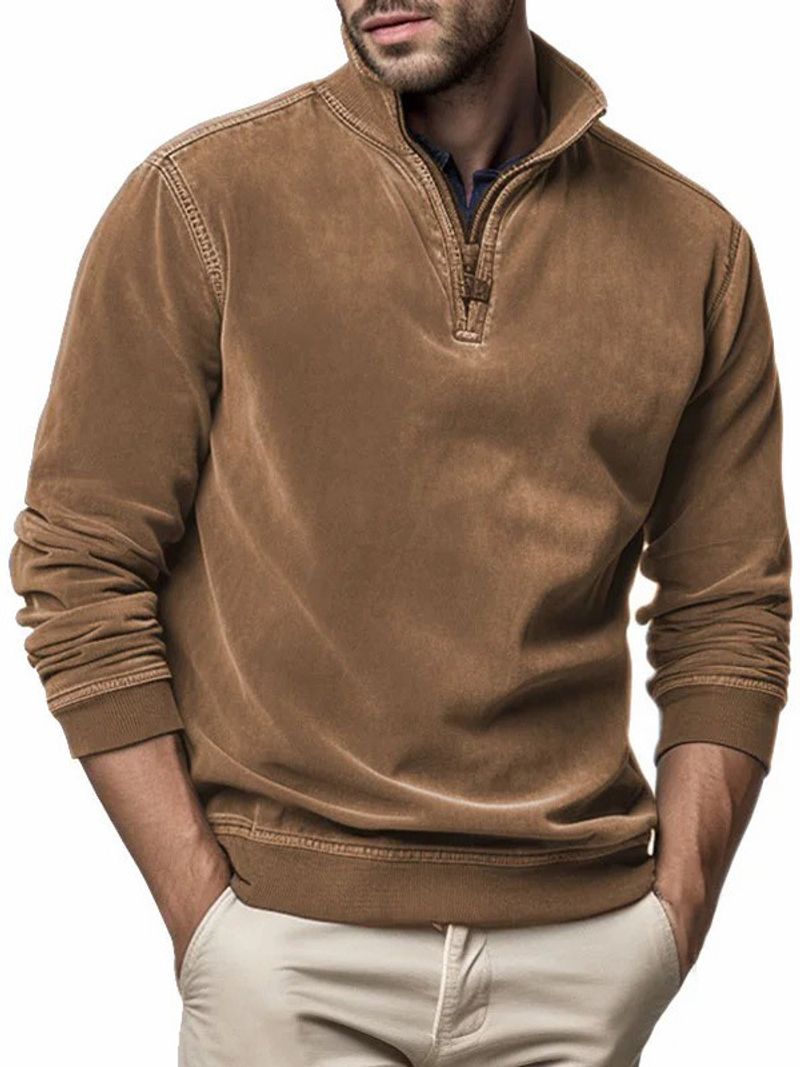 2023 Herrenpullover im ethnischen Stil mit 3D-Digitaldruck und halbem Reißverschluss_voghion.com